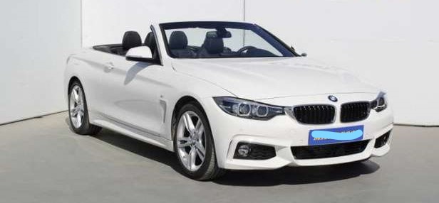 Left hand drive BMW 4 SERIES 420 dA Cabrio  SPANISH REG